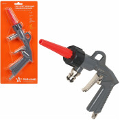 Пистолет моечный пневматический с присоединением воды быстросъем AIRLINE, арт. ATBU054