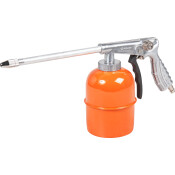 Пневмопистолет Airline PRO, моечный/мовильный, металлический бачок 900мл, с регулятором давления до 10атм, штуцер 1/4