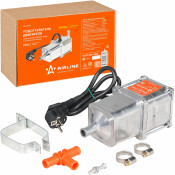 Предпусковой подогреватель двигателя электрический Airline ЦИКЛОН-2000, с насосом, 220В, 2кВт, арт. AEAY005