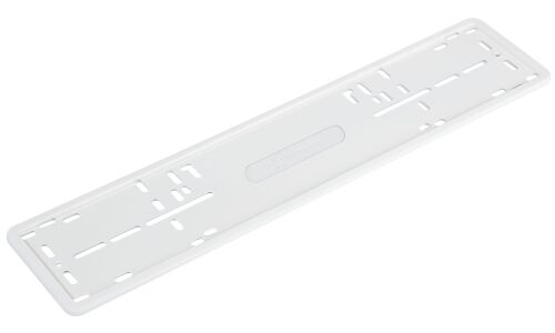 Рамка под номерной знак PRO, силиконовая с металл.основой, 1 шт., крепл., белая AIRLINE, арт. ADFC035