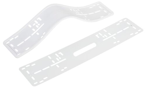 Рамка под номерной знак PRO, силиконовая с металл.основой, 1 шт., крепл., белая AIRLINE, арт. ADFC035