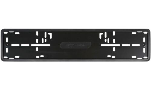 Рамка номерного знака Airline PRO, для автомобиля, прямоугольная, силикон с металлической основой, чёрная, арт. ADFC033