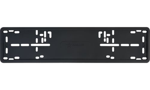 Рамка номерного знака Airline, для автомобиля, прямоугольная, силиконовая, чёрная, арт. ADFC005