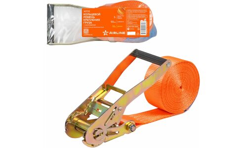 Ремень крепления груза с храповиком, кольцевой 2 т, 10 м AIRLINE, арт. AST55