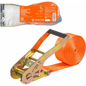 Стяжка для груза Airline, строп лента, с храповым механизмом, кольцевая, нагрузка до 2т, размер 50мм x 6м, арт. AST53