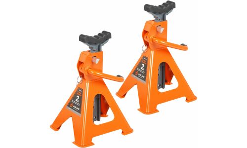 Подставки страховочные под автомобиль Airline PRO, регулируемые, 2000кг, подъем 282–430мм, 2 шт, арт. AJSGP02