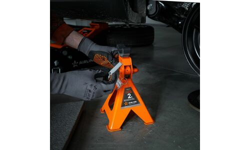 Подставки страховочные под автомобиль Airline PRO, регулируемые, 2000кг, подъем 282–430мм, 2 шт, арт. AJSGP02