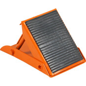 Упор противооткатный (башмак) Airline, металлический, обрезиненный, складной, 130x93x76мм, оранжевый, арт. AJ-U-04