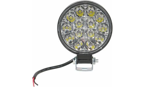 Фара светодиодная круглая, 14 LED направленный свет, 14W (83х83х22) 12V AIRLINE, арт. ALED030