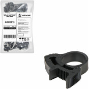 Хомут 12-14/7 мм, силовой зубчатый замок, пластик (ПА66) черный AIRLINE, арт. ADHC013
