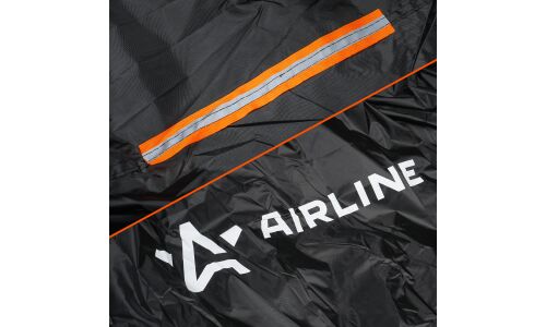 Чехол-тент на автомобиль Airline, защитный, универсальный, размер XL (510x195x150см), цвет чёрный, молния для двери, арт. ADCT007