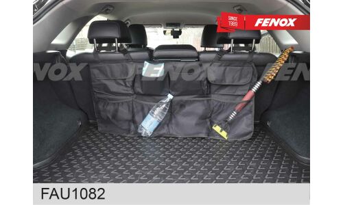 Органайзер Fenox, на спинку задних сидений, 950x460мм, чёрный, арт. FAU1082