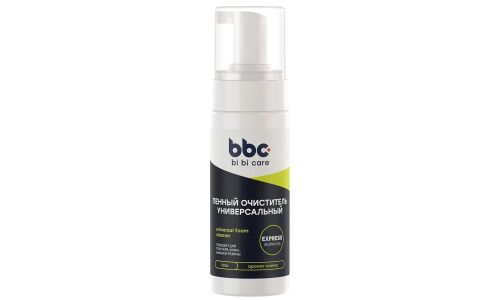 Очиститель салона BiBiCare Univeral Foam Cleaner, пенный, для кожи, ткани, замши и резины, с ароматом лайма, флакон-спрей 150мл, арт. 4211