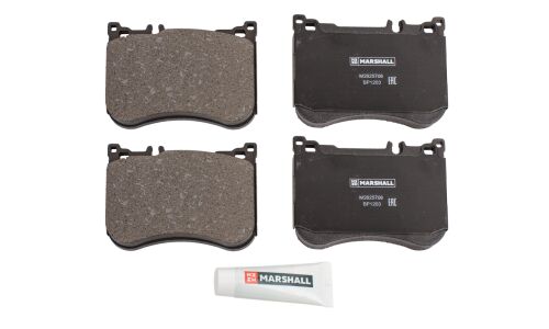 Колодки тормозные дисковые Marshall, комплект на ось (4 шт), арт. M2625706