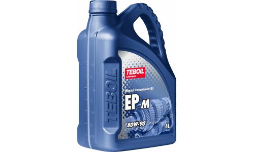 Масло трансмиссионное Teboil EP M 80w90, минеральное, API GL-4, для МКПП, 4л, арт. 3468156