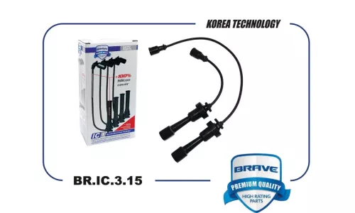 Провода высоковольтные Brave, силиконовые, арт. BR.IC.3.15