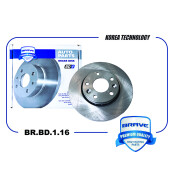 Диск тормозной Brave, передний, арт. BR.BD.1.16