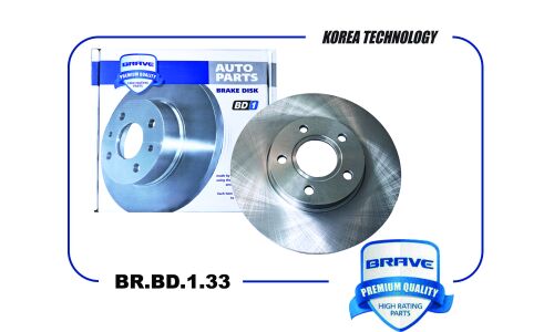 Диск тормозной передний Brave, арт. BR.BD.1.33
