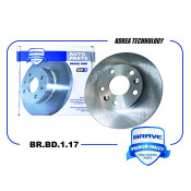 Диск тормозной Brave, передний, арт. BR.BD.1.17