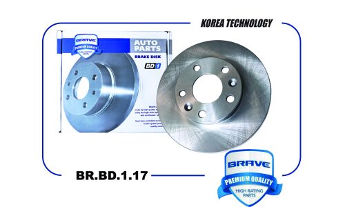 Диск тормозной Brave, передний, арт. BR.BD.1.17