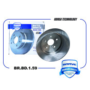Диск тормозной Brave, передний, арт. BR.BD.1.59