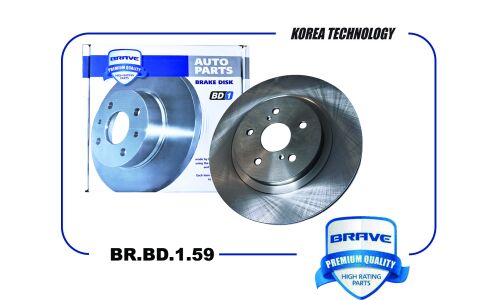Диск тормозной Brave, передний, арт. BR.BD.1.59