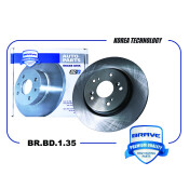 Диск тормозной Brave, передний, арт. BR.BD.1.35
