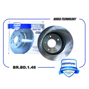 Диск тормозной Brave, передний, арт. BR.BD.1.48