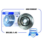 Диск тормозной Brave, передний, арт. BR.BD.1.40