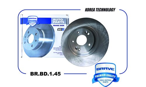 Диск тормозной Brave, передний, арт. BR.BD.1.45