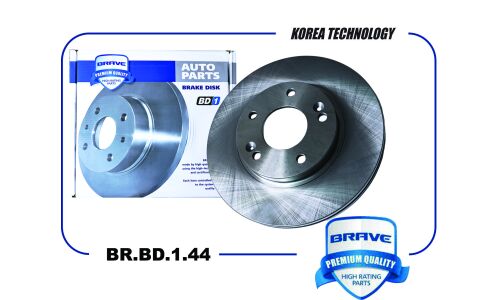 Диск тормозной Brave, передний, арт. BR.BD.1.44
