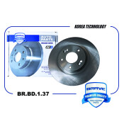 Диск тормозной Brave, передний, арт. BR.BD.1.37