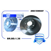 Диск тормозной Brave, передний, арт. BR.BD.1.38