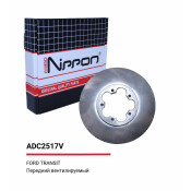 Диск тормозной Allies Nippon, передний, арт. ADC2517V