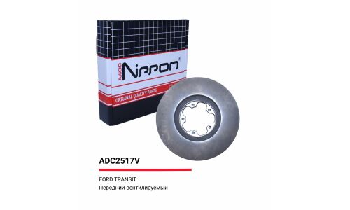 Диск тормозной Allies Nippon, передний, арт. ADC2517V