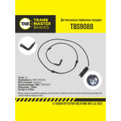 Датчик износа тормозных колодок | зад TRANSMASTER, арт. TBS9088