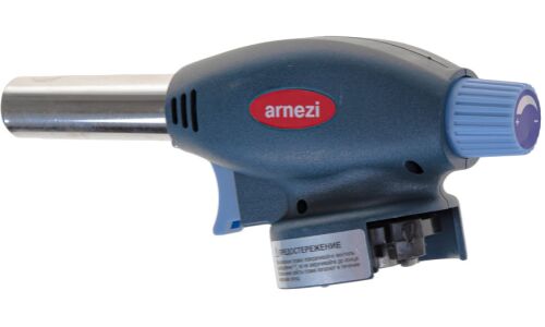 Газовая горелка-насадка с пьезоподжигом на цанговый баллон ARNEZI, арт. R7006301