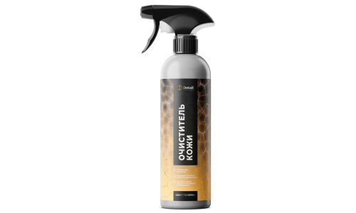 Очиститель салона Detail Leather Clean Adapted Series, для кожи, бутылка с триггером 500мл, арт. DT-0492