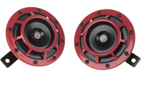 Сигнал звуковой дисковой 12В 2шт (d=125мм, 355/430Hz, 105-118dB) ARNEZI, арт. A1509201