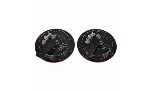 Сигнал звуковой дисковой 12В 2шт (d=125мм, 355/430Hz, 105-118dB) ARNEZI, арт. A1509201