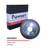 Диск тормозной вентилируемый | перед Allied Nippon, арт. ADC0284V