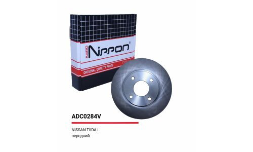Диск тормозной вентилируемый | перед Allied Nippon, арт. ADC0284V