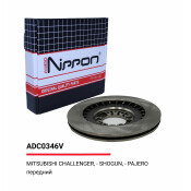 Диск тормозной Allies Nippon, передний, арт. ADC0346V