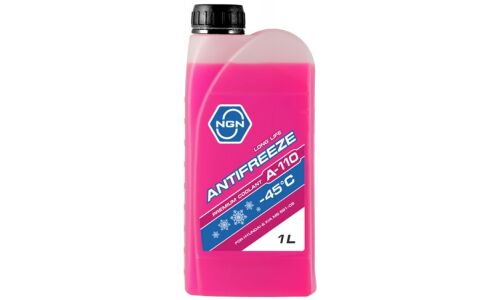 Антифриз NGN Long Life Antifreeze A-110, P-OAT, розовый, -45°C, 1л, арт. V172485937