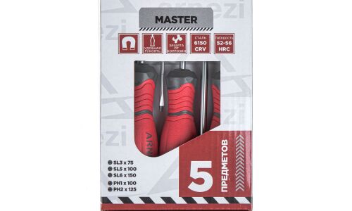 Набор отверток Master ARNEZI, арт. R2041003
