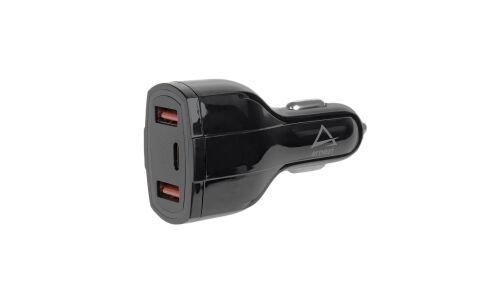 Зарядное устройство в прикуриватель Arnezi, 12/24В, 40Вт, 2хUSB (5В/3.1А) + 1xUSB Type-C, с функциями Power Delivery и Quick Charge 3.0, арт. A0603019