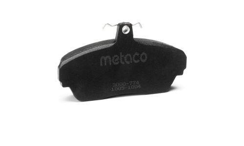 Колодки тормозные дисковые Metaco, передние, комплект на ось (4 шт), арт. 3000-774
