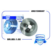 Диск тормозной Brave, передний, арт. BR.BD.1.68