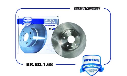 Диск тормозной Brave, передний, арт. BR.BD.1.68