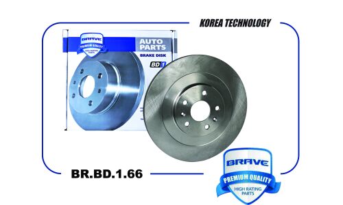 Диск тормозной Brave, передний, арт. BR.BD.1.66